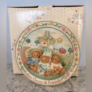 Cherished Teddies "Mother Goose and Friends" Plate 1996
